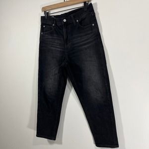 Gap Denim Black High Rise Mom Jeans Women’s Size 28 | 6P